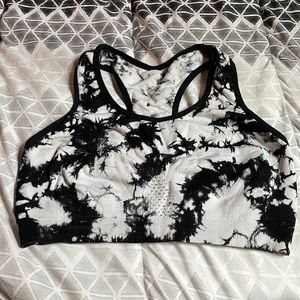 Tie dye sports bra